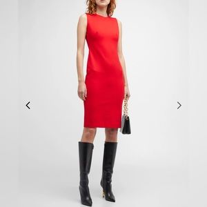 Spanx perfect fitted dress in True Red NWT